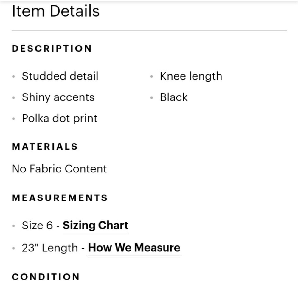 White House Black Market Studded Skirt - Picture 5 of 5